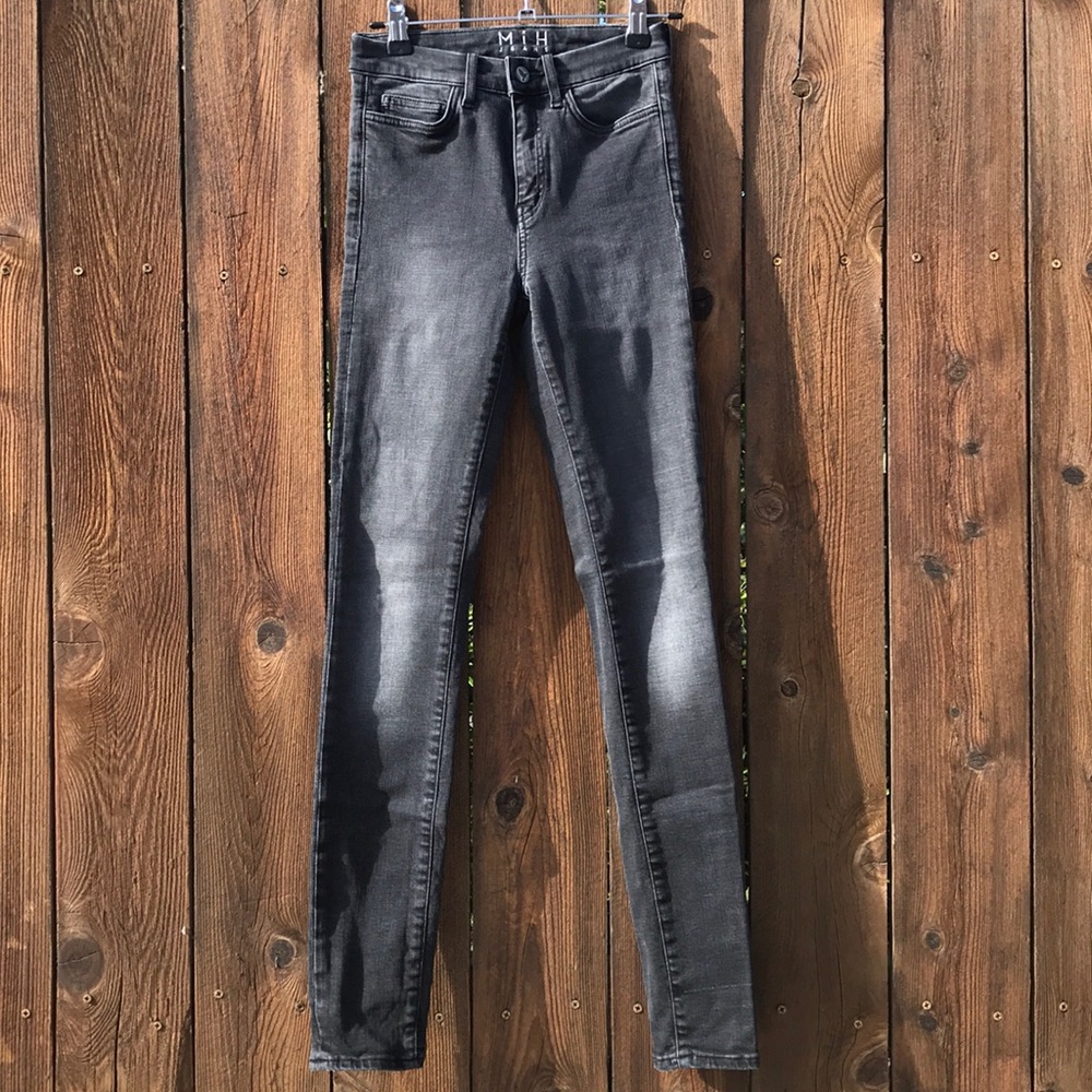 MiH bodycon 5 Pocket faded black jean